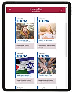 THEMA Abo digital auf dem iPad